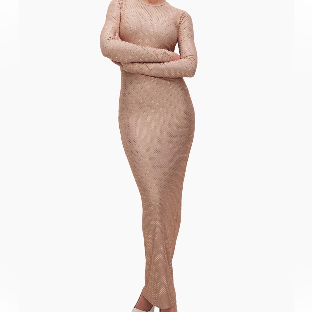 GOOD AMERICAN RHINESTONE DRESS